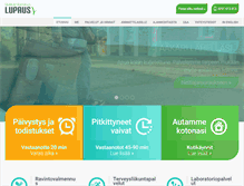 Tablet Screenshot of laakarikeskuslupaus.fi